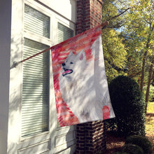 Load image into Gallery viewer, Samoyed Love Flag Canvas House Size BB9778CHF