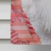 Load image into Gallery viewer, Samoyed Love Flag Canvas House Size BB9778CHF