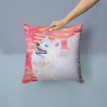 Load image into Gallery viewer, Samoyed Love Throw Pillow - 14x14 Decorative Pillow – Art for Your Home &amp; Patio BB9778PW1414