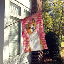 Load image into Gallery viewer, Basenji Love Flag Canvas House Size BB9779CHF
