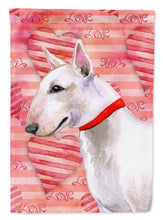 Load image into Gallery viewer, Bull Terrier Love Flag Canvas House Size BB9780CHF