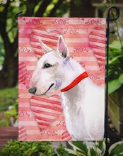 Load image into Gallery viewer, Bull Terrier Love Garden Flag - Outdoor Decorative Yard Flag BB9780GF