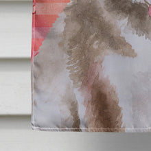 Load image into Gallery viewer, Siberian Husky Grey Love Flag Canvas House Size BB9783CHF