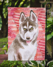 Load image into Gallery viewer, Siberian Husky Grey Love Garden Flag - Outdoor Decorative Yard Flag BB9783GF