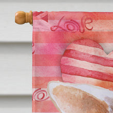 Load image into Gallery viewer, Chihuahua Leg up Love Flag Canvas House Size BB9784CHF