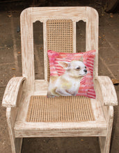 Load image into Gallery viewer, Chihuahua Leg up Love Fabric Decorative Pillow BB9784PW1818