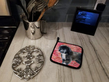Load image into Gallery viewer, Newfoundland Puppy Love Pot Holders - Set of 2 - Heat-Resistant Kitchen Essentials BB9786PTHD