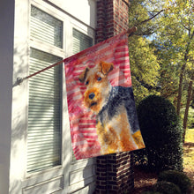 Load image into Gallery viewer, Welsh Terrier Love Flag Canvas House Size BB9787CHF