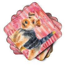 Load image into Gallery viewer, Welsh Terrier Love Foam Coaster  BB9787FC