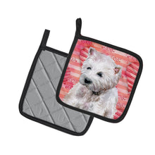 Load image into Gallery viewer, Westie Love Pot Holders - Set of 2 - Heat-Resistant Kitchen Essentials BB9788PTHD