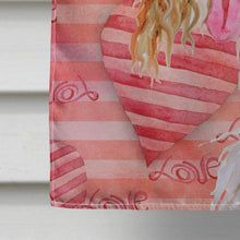 Load image into Gallery viewer, Afghan Hound Love Flag Canvas House Size BB9789CHF