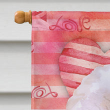 Load image into Gallery viewer, Bichon Frise #2 Love Flag Canvas House Size BB9792CHF