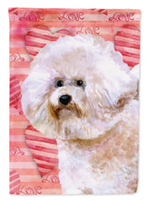 Load image into Gallery viewer, Bichon Frise #2 Love Flag Canvas House Size BB9792CHF