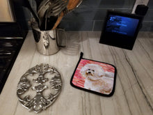 Load image into Gallery viewer, Bichon Frise #2 Love Pot Holders - Set of 2 - Heat-Resistant Kitchen Essentials BB9792PTHD
