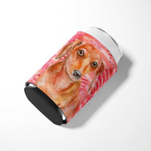 Load image into Gallery viewer, Red Dachshund Love Can or Bottle Hugger BB9794CC