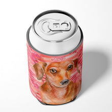 Load image into Gallery viewer, Red Dachshund Love Can or Bottle Hugger BB9794CC