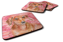 Load image into Gallery viewer, Red Dachshund Love Foam Coaster  BB9794FC