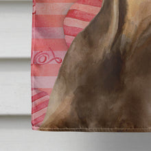 Load image into Gallery viewer, Doberman Pinscher Love Flag Canvas House Size BB9796CHF