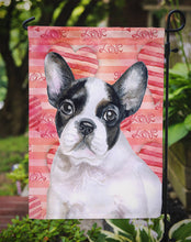 Load image into Gallery viewer, French Bulldog Black White Love Garden Flag - Outdoor Decorative Yard Flag BB9797GF