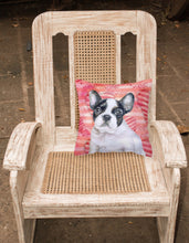 Load image into Gallery viewer, French Bulldog Black White Love Fabric Decorative Pillow BB9797PW1818
