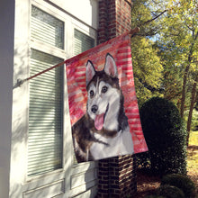 Load image into Gallery viewer, Siberian Husky #2 Love Flag Canvas House Size BB9799CHF