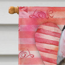 Load image into Gallery viewer, Siberian Husky #2 Love Flag Canvas House Size BB9799CHF