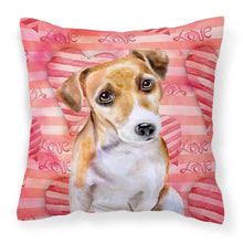 Load image into Gallery viewer, Jack Russell Terrier #2 Love Fabric Decorative Pillow BB9800PW1818