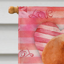 Load image into Gallery viewer, Labrador Retriever Love Flag Canvas House Size BB9801CHF