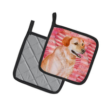 Load image into Gallery viewer, Labrador Retriever Love Pot Holders - Set of 2 - Heat-Resistant Kitchen Essentials BB9801PTHD