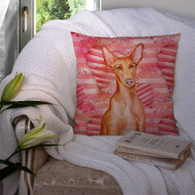 Load image into Gallery viewer, Pharaoh Hound Love Throw Pillow - 14x14 Decorative Pillow – Art for Your Home &amp; Patio BB9802PW1414