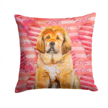Load image into Gallery viewer, Tibetan Mastiff Love Throw Pillow - 14x14 Decorative Pillow – Art for Your Home &amp; Patio BB9808PW1414