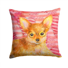Load image into Gallery viewer, Toy Terrier Love Throw Pillow - 14x14 Decorative Pillow – Art for Your Home &amp; Patio BB9809PW1414