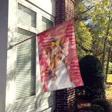 Load image into Gallery viewer, Yorkshire Terrier #2 Love Flag Canvas House Size BB9810CHF
