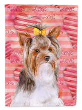 Load image into Gallery viewer, Yorkshire Terrier #2 Love Garden Flag - Outdoor Decorative Yard Flag BB9810GF