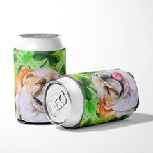 Load image into Gallery viewer, English Bulldog St Patrick's Can or Bottle Hugger BB9813CC
