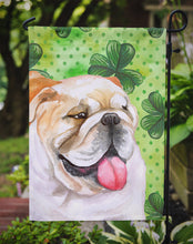 Load image into Gallery viewer, English Bulldog St Patrick's Garden Flag - Outdoor Decorative Yard Flag BB9813GF