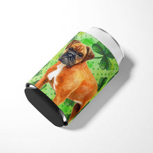 Load image into Gallery viewer, German Boxer St Patrick's Can or Bottle Hugger BB9814CC