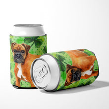 Load image into Gallery viewer, German Boxer St Patrick's Can or Bottle Hugger BB9814CC