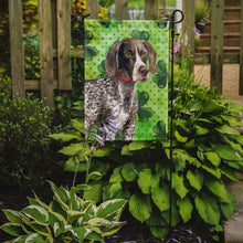 Load image into Gallery viewer, German Shorthaired Pointer St Patrick's Garden Flag - Outdoor Decorative Yard Flag BB9815GF