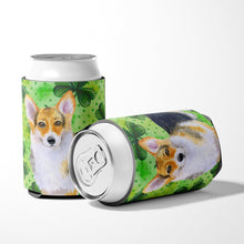 Load image into Gallery viewer, Pembroke Corgi St Patrick's Can or Bottle Hugger BB9816CC