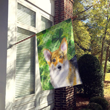 Load image into Gallery viewer, Pembroke Corgi St Patrick's Flag Canvas House Size BB9816CHF
