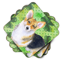 Load image into Gallery viewer, Pembroke Corgi St Patrick's Foam Coaster  BB9816FC