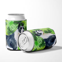 Load image into Gallery viewer, Harlequin Great Dane St Patrick's Can or Bottle Hugger BB9817CC