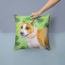 Load image into Gallery viewer, American Staffordshire St Patrick's Throw Pillow - 14x14 Decorative Pillow – Art for Your Home &amp; Patio BB9818PW1414