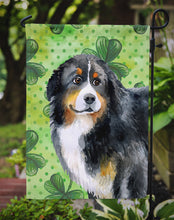 Load image into Gallery viewer, Bernese Mountain Dog St Patrick's Garden Flag - Outdoor Decorative Yard Flag BB9819GF