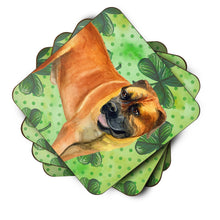 Load image into Gallery viewer, Boerboel Mastiff St Patrick's Foam Coaster  BB9820FC