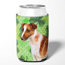 Load image into Gallery viewer, Smooth Fox Terrier St Patrick's Can or Bottle Hugger BB9821CC