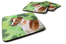 Load image into Gallery viewer, Smooth Fox Terrier St Patrick's Foam Coaster  BB9821FC