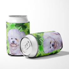 Load image into Gallery viewer, Bichon Frise St Patrick's Can or Bottle Hugger BB9822CC