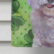 Load image into Gallery viewer, Bichon Frise St Patrick's Flag Canvas House Size BB9822CHF